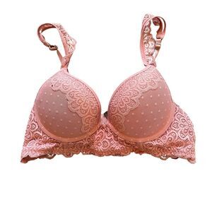 Aerie Womens Lace Push Up Bra 34B Feminine Cute Sexy Cottage Boho Casual